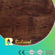 Household 8.3mm E0 HDF AC4 Embossed Hickory Laminated Flooring